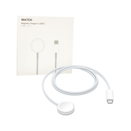Carregador Rápido Magnético Apple Watch para Cabo USB-C 1m Branco Carregador Rápido Magnético Apple Watch para Cabo USB-C 1m Branco